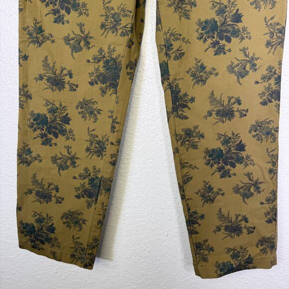 Sundance Pants Womens 2 Berenice Floral Everyday Straight Leg Boho Cottage NEW - Picture 5 of 12